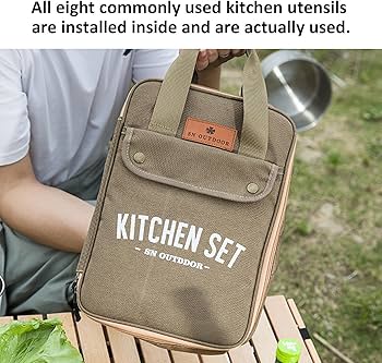 Amazon | キャンプ 調理器具セット バーベキューセット 8点セット 食器
