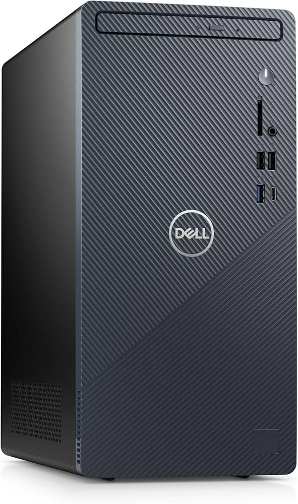 Dell Inspiron 3910 Desktop Computer Tower - 12th Gen Core i5-12400