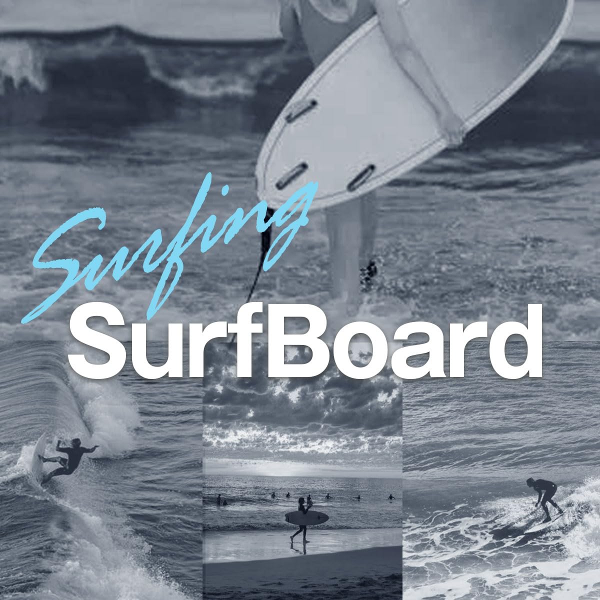 Amazon | SCELL セル ファンボード 6'8 クリア ホワイト サーフボード