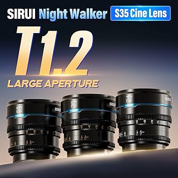 Amazon.com : SIRUI Night Walker S35 Manual Focus Cine Lens Set