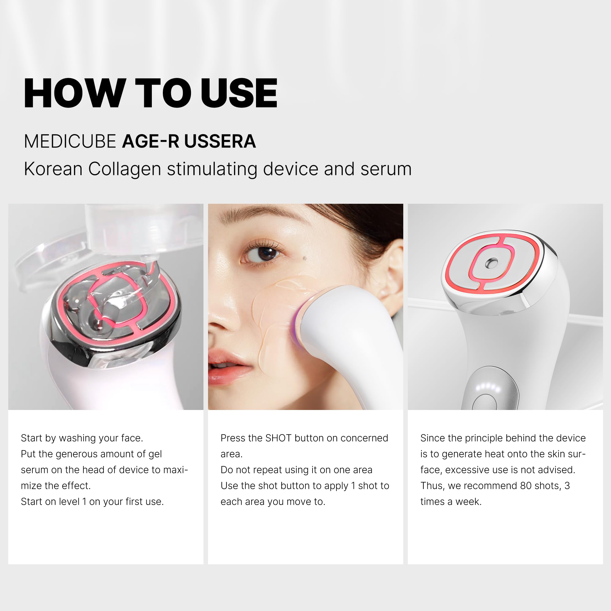 Medicube Age-R USSERA Facial Treatment Device - at-Home Skin Care