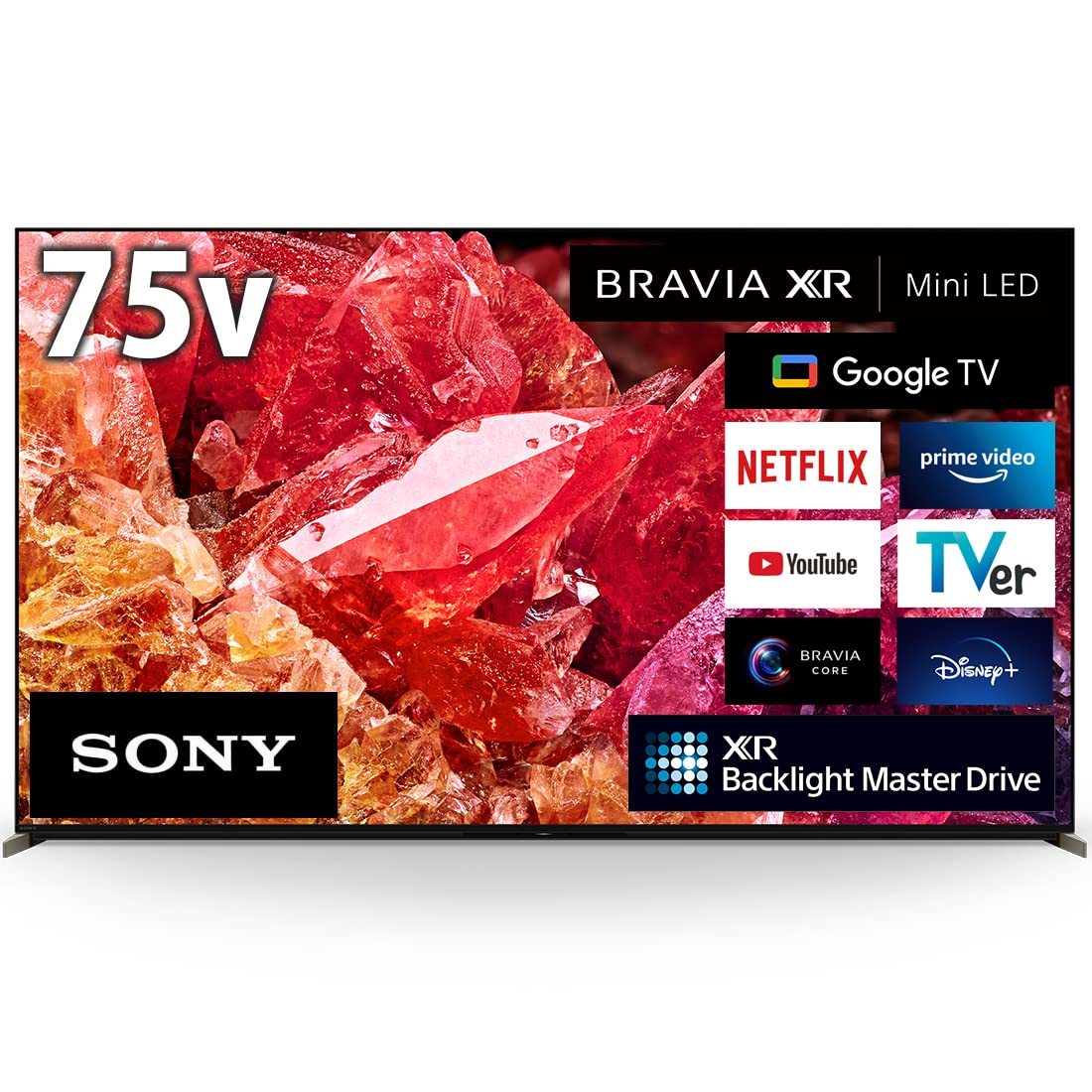 Amazon | ソニー 75V型 4K 液晶 テレビ ブラビア XRJ-75X95K Mini LED
