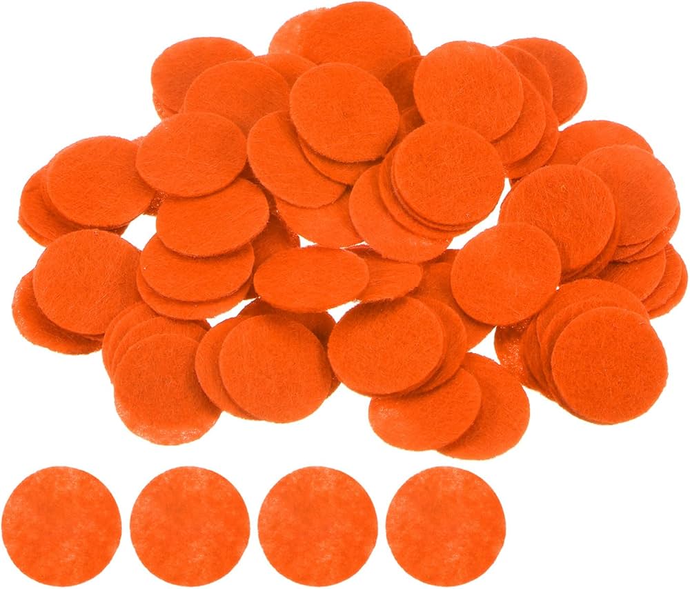 Amazon | uxcell 丸型フェルトサークル 20 mmクラフトフェルトパッド