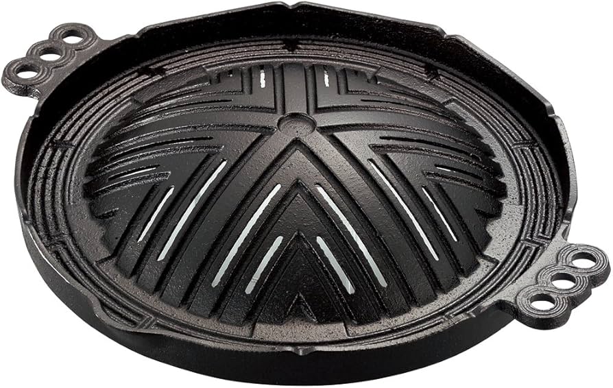 Amazon｜池永鉄工(Ikenaga Iron Works) ジンギスカン 鍋 鋳物 29cm 穴