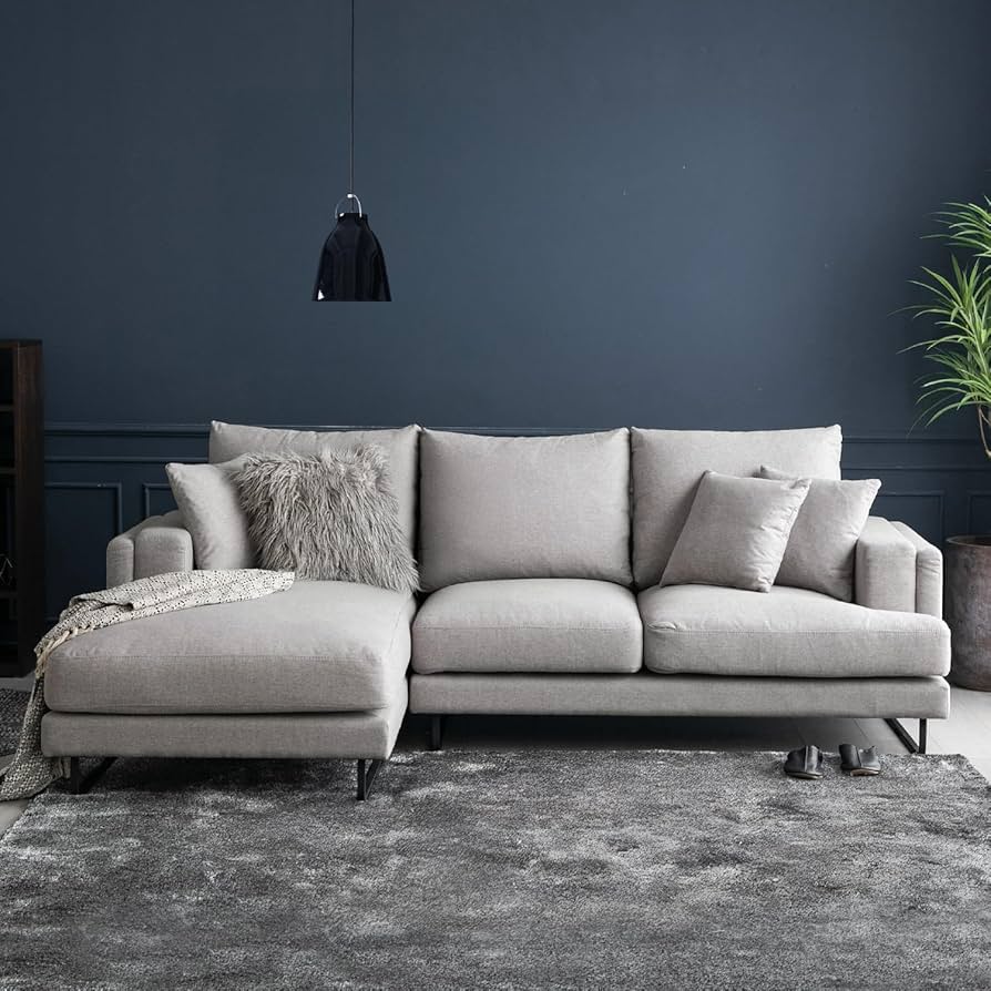 Amazon｜アルモニア (Armonia) カウチソファ 3人掛け 幅241cm 【k-098