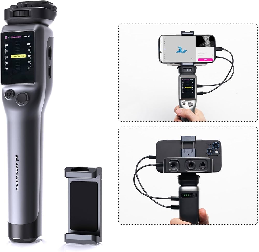 Amazon.co.jp: 3DMakerpro 3Dスキャナー 手持ちハンドル 適用モデル