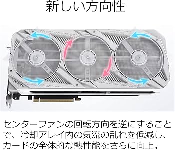 Amazon | ASUS NVIDIA GeForce RTX 3080 搭載ビデオカード ホワイト OC