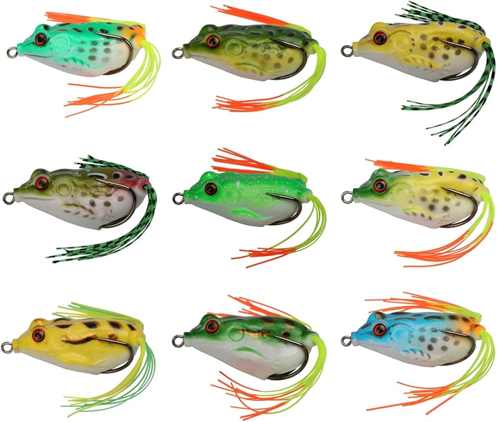 Amazon.co.jp: Goture (ゴチュール) フロッグルアー 9個入り 55cm