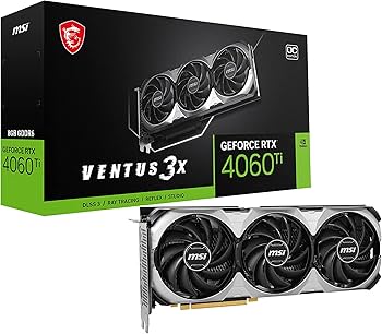 Amazon.com: MSI GeForce RTX 4060 Ti Ventus 3X 8G OC (8GB GDDR6/PCI