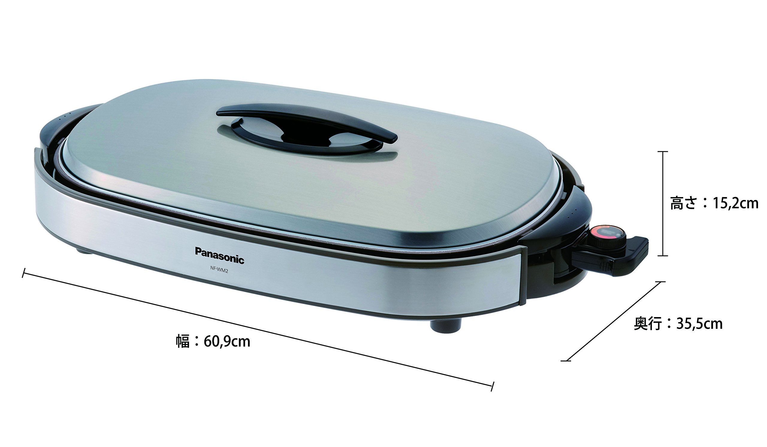 Amazon | パナソニック ホットプレート シルバー NF-WM2-S