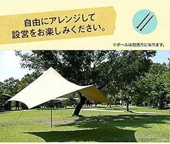 Amazon | [ビジョンピークス] ヘキサタープ 2～4人用 ファイアプレイス