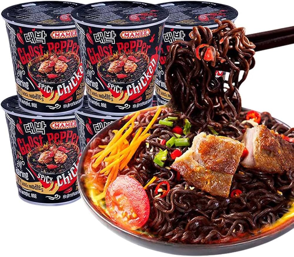 Amazon.co.jp: ‌ママ鬼唐辛子麺‌ 100w辣度激辛 強いスパイシーな匂い