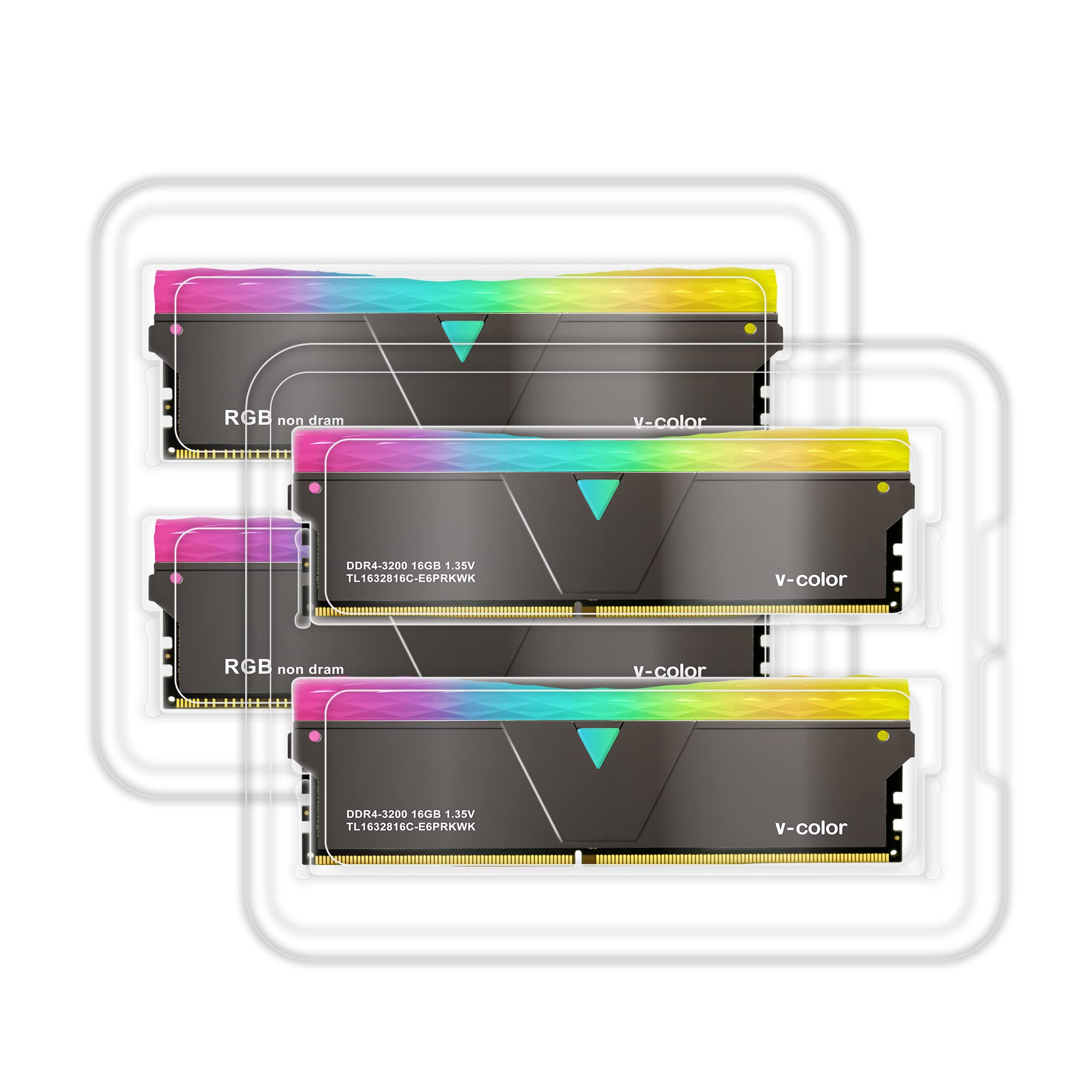 Amazon.co.jp: 【4枚セット】v-color Hynix IC デスクトップPC用