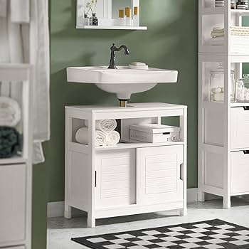 Amazon.co.jp: SoBuy 洗面台 洗面化粧台 洗面所収納キャビネット 幅60