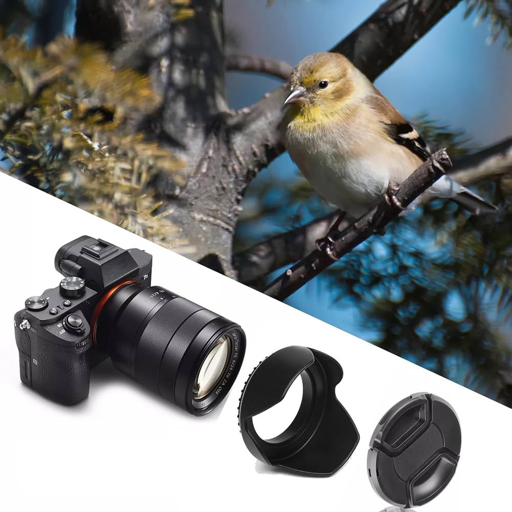 Amazon | レンズフード(シェード) Sony FE 55mm F1.8 ZA Carl Zeiss