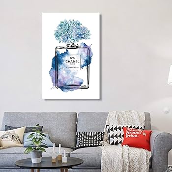 Amazon.co.jp: アートパネル シャネル香水 ポスター 湿気を防ぐ