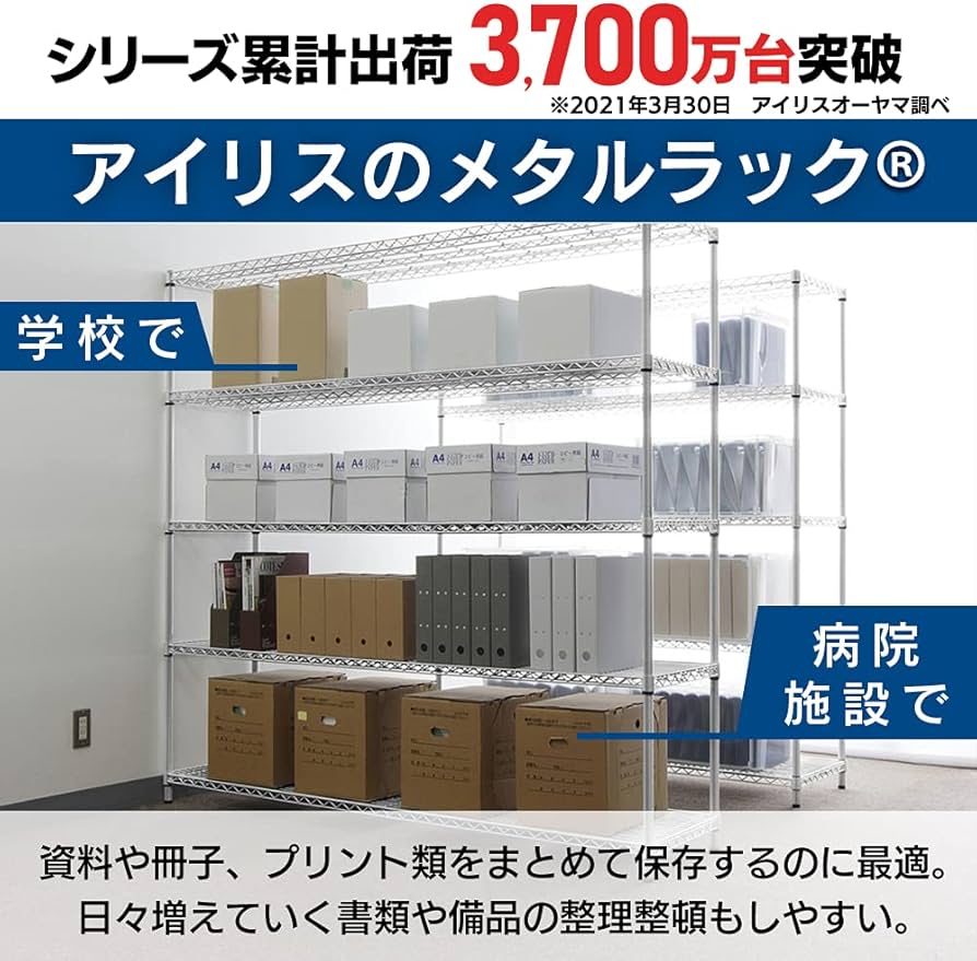 Amazon.co.jp: アイリスオーヤマ ラック メタルラック 本体 スチール