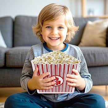 Amazon.co.jp: Hedume ポップコーン容器 6個パック プラスチック映画館