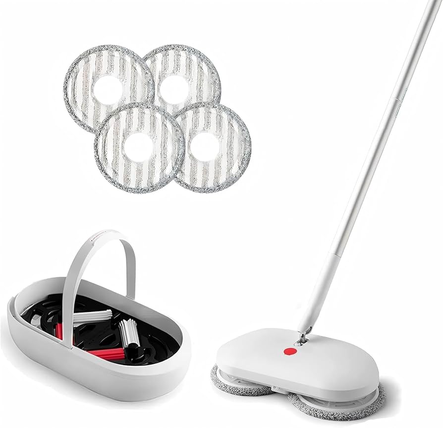 Amazon｜CLEANHOME コードレス回転モップクリーナー 自動洗浄機能 電動