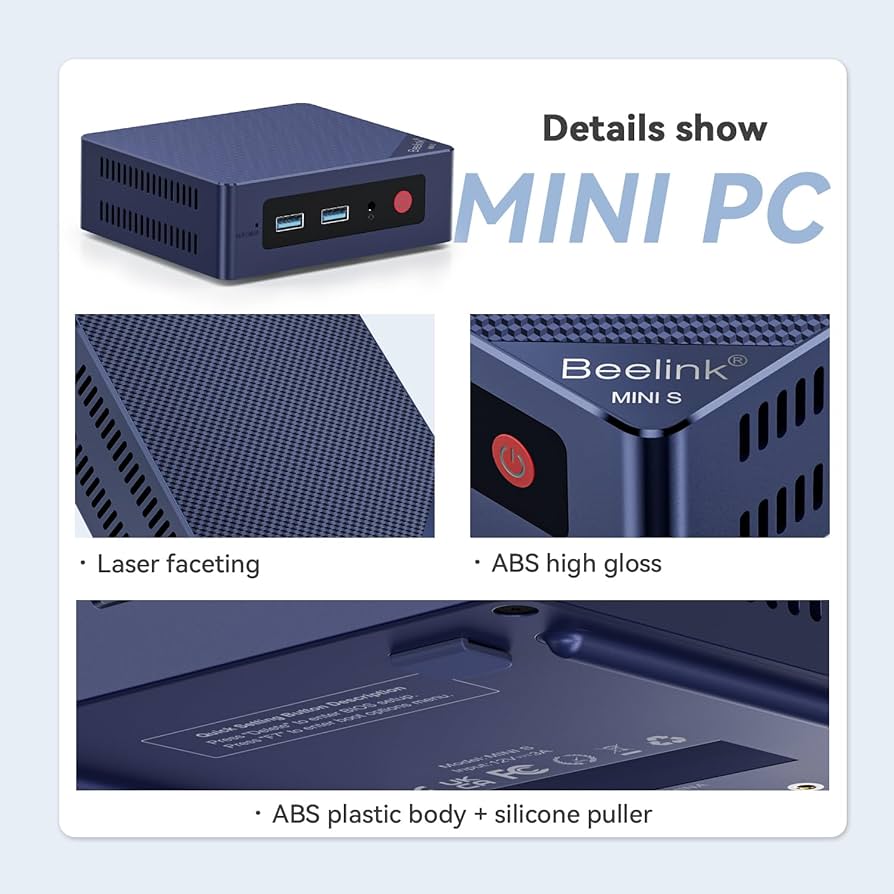 Amazon.com: Beelink Mini PC, Mini S12 Intel 12th Gen 4-Core N95(up