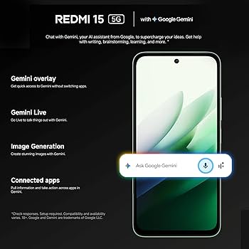 Amazon.com: XIAOMI Redmi 15 5G NFC (Compatible with Tmobile Tello