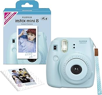 Amazon | FUJIFILM インスタントカメラ チェキ instax mini 8 ブルー