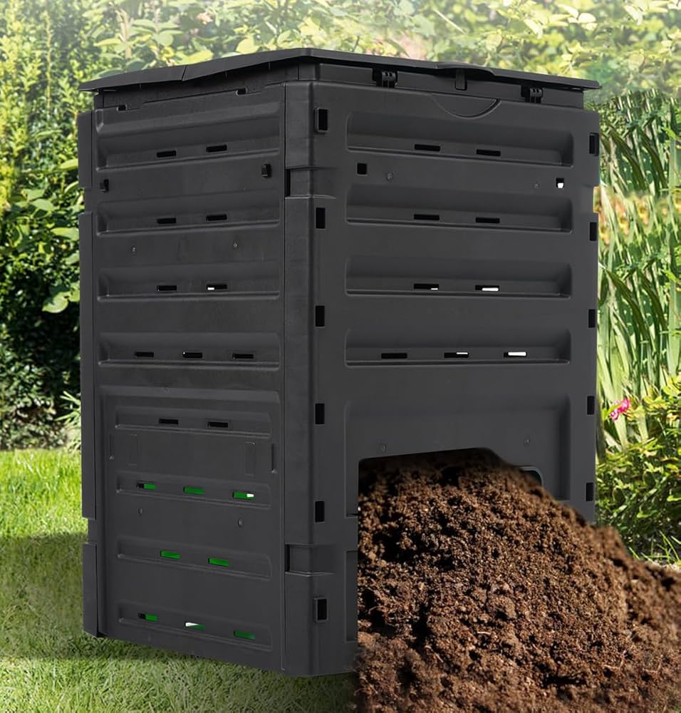 Amazon | Bennbari コンポスト 屋外 家庭用 落ち葉処理 大型 大容量