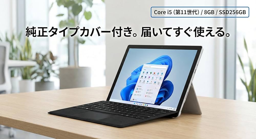 Amazon.co.jp: 【整備済み品】Surface Pro7+/ノートパソコン/第11世代