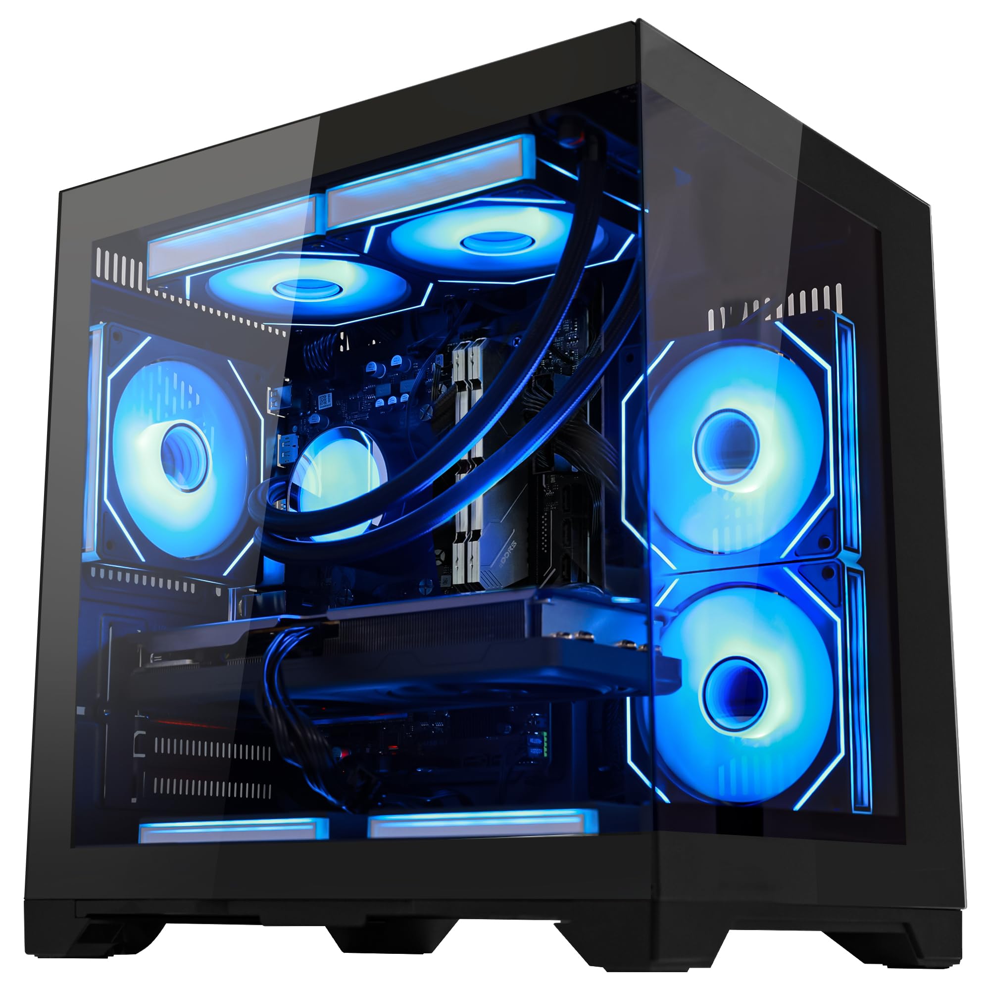 Amazon.com: HELLOLAND Gaming Desktop PC- AMD Ryzen 5 9600X 6-Core