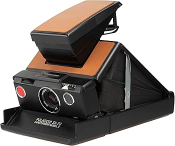 Amazon | Polaroid Sx-70 ブラックモデル2 ストラップとビンテージ