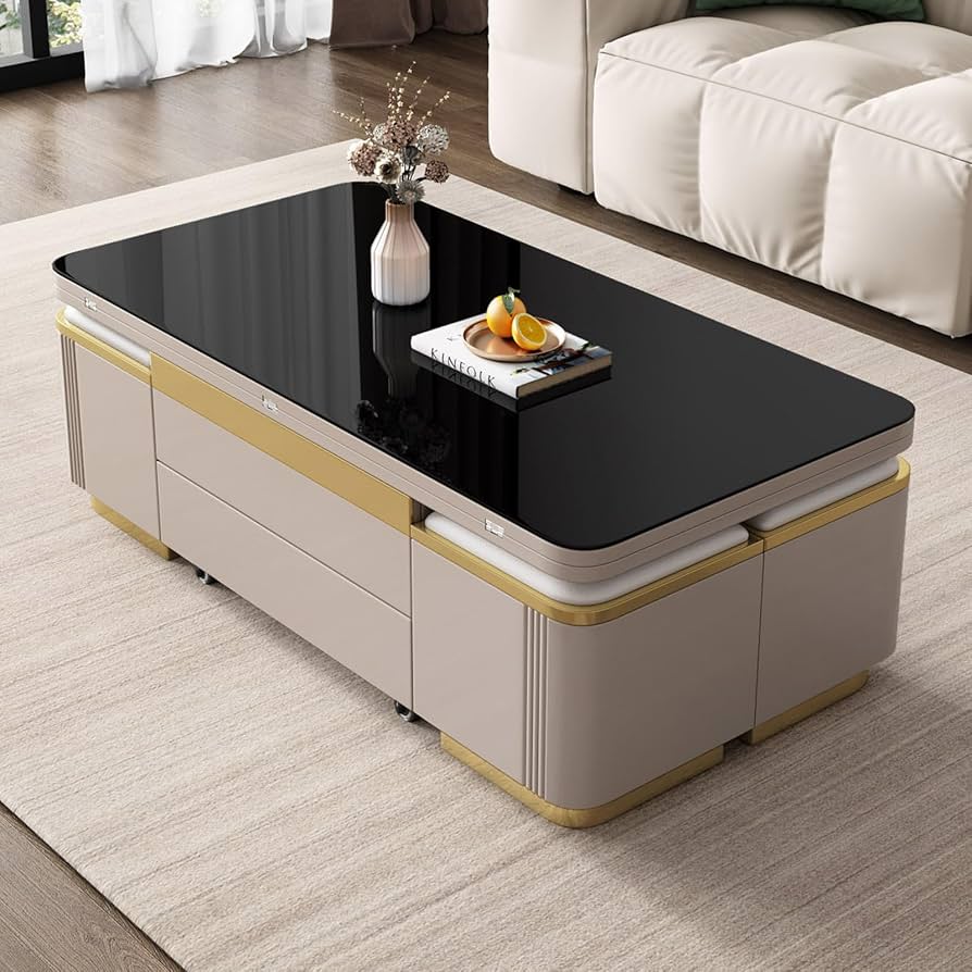 Amazon.co.jp: GraceNook ローテーブル昇降式 リフトアップテーブル