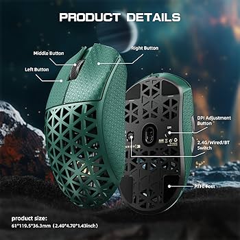 Amazon.com: MAMBASNAKE M5 Ultra Carbon Fiber 8000Hz Wireless