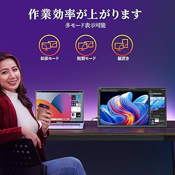 Amazon.co.jp: 【発売セール】cocopar モバイルモニター 18.5インチ 大