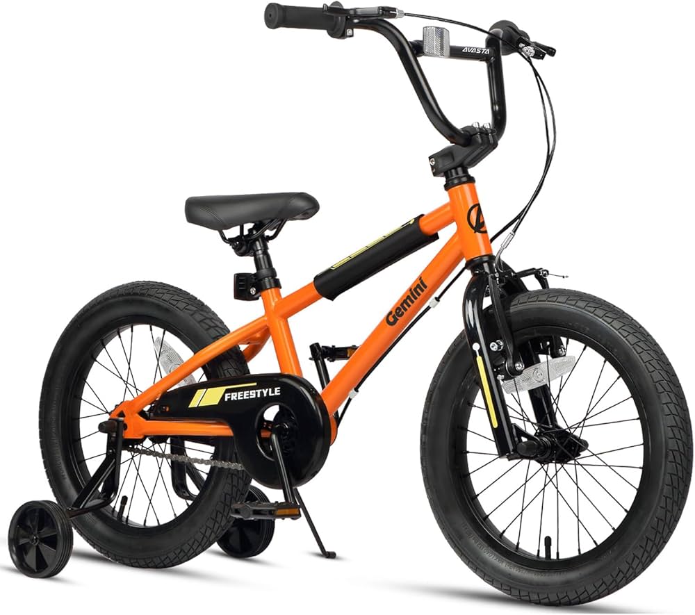 Amazon.co.jp: 【AVASTA】Gemini 16インチ子供用BMX自転車 かっこいい