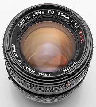 Amazon.com : Canon FD 50mm f/1.4 1.4 Manual Focusing Lens for