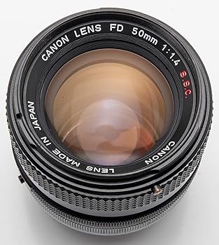 Amazon.com : Canon FD 50mm f/1.4 1.4 Manual Focusing Lens for