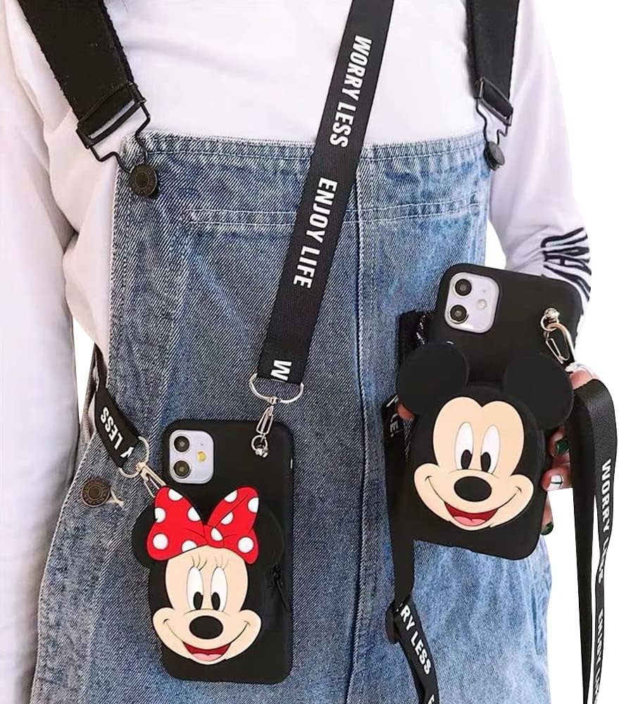 Amazon.co.jp: ミッキー ミニー スマホケース 財布型 iPhone 14 Plus