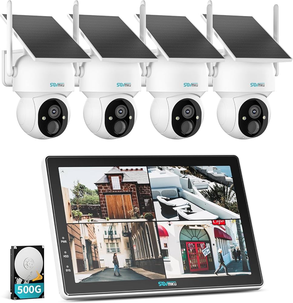 Amazon.co.jp: 【400万画素・ソーラー一体型】SOVMIKU最新型 防犯