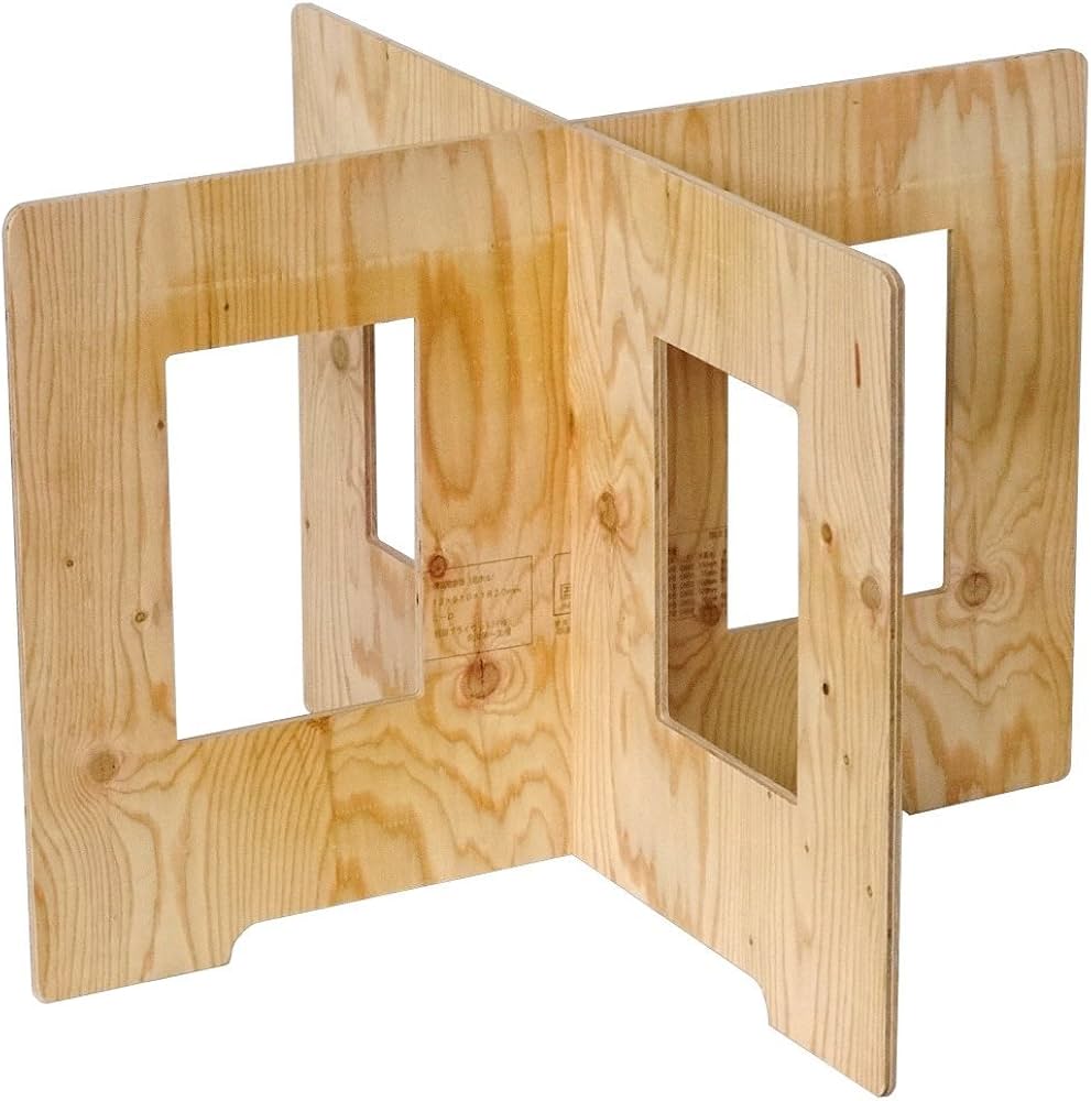 Amazon | 【木芸社】コンパネ作業台(針葉樹合板製) X脚 組立て式 ペケ