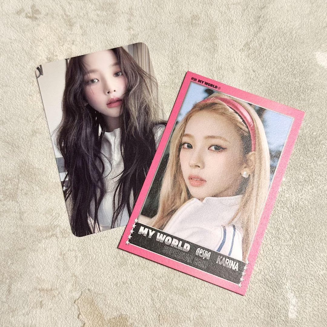 Amazon.co.jp: aespa カリナ spicy トレカ 2枚セット フォトカード