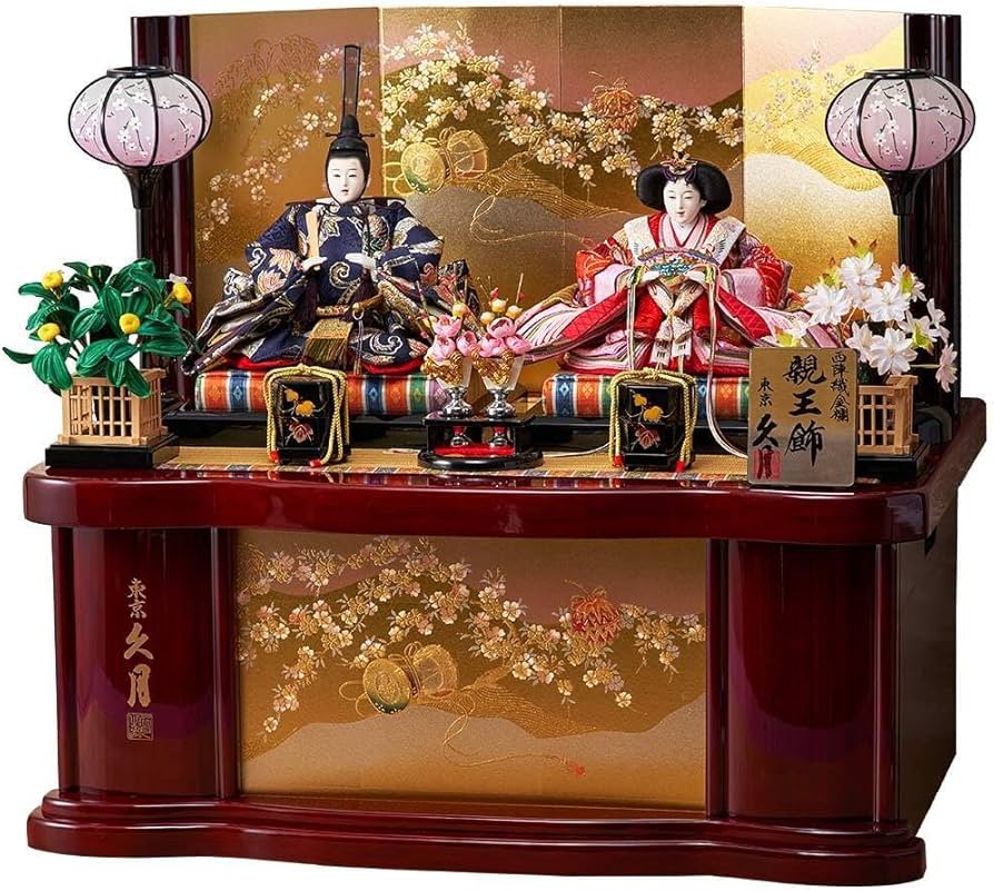 Amazon | 久月official 雛人形 親王収納飾り 4HR-S51-Z | 収納飾り