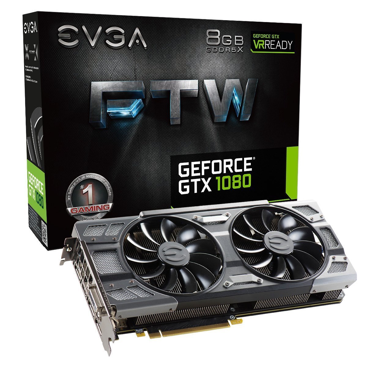 Amazon | EVGA GeForce GTX 1080 FTW GAMING ACX 3.0, 8GB GDDR5X, RGB