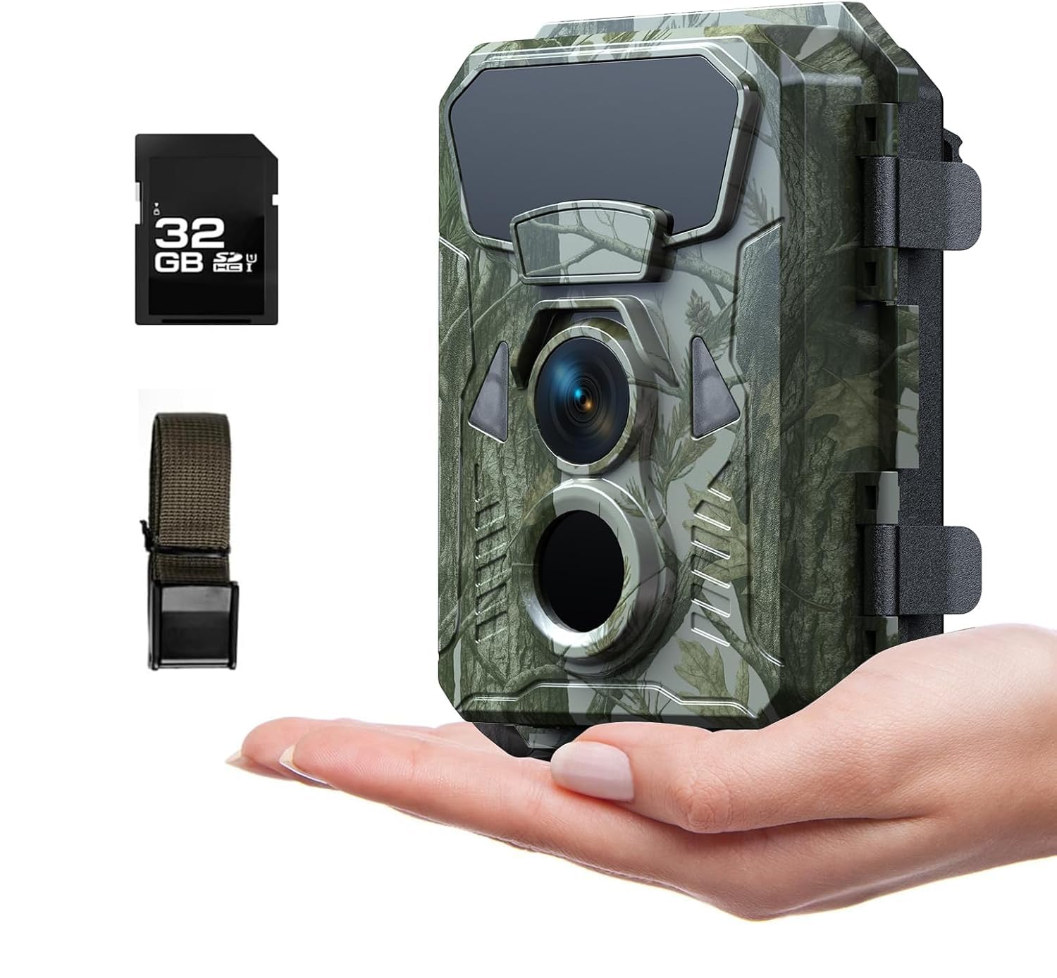 Amazon.co.jp: 4Kトレイルカメラ 電池式 超ミニ防犯カメラ 32GB SD