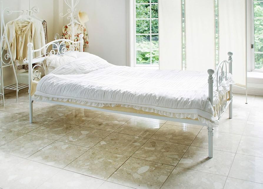 Amazon｜宮武製作所 アイアンベッド Cinderella 幅103×奥行き208×高さ