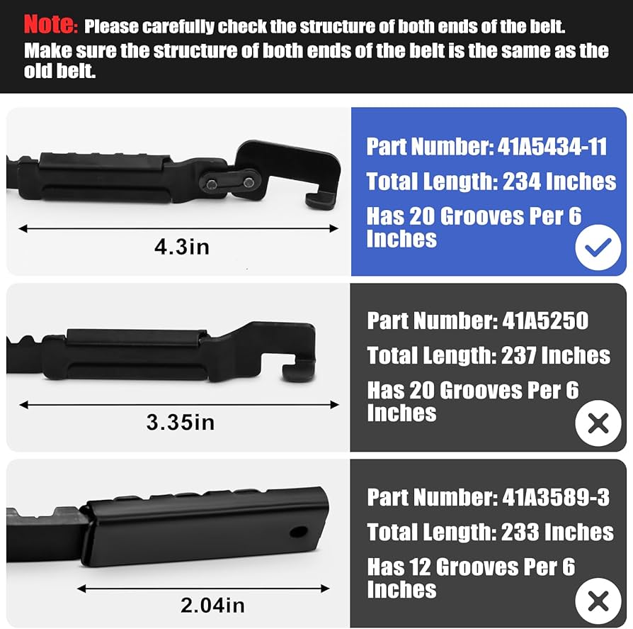 Amazon.com: 41A5434-11 Garage Door Opener Belt Drive for 7