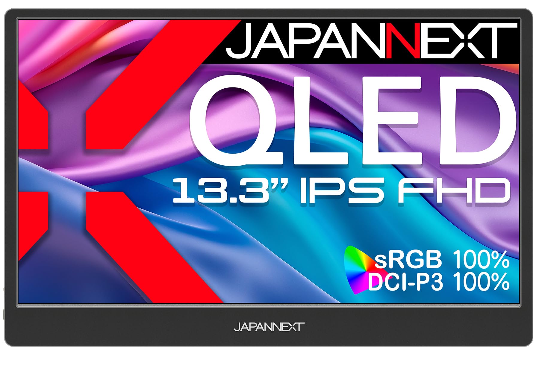 Amazon.co.jp: JAPANNEXT 13.3インチ IPSパネル搭載 QLED(量子ドット