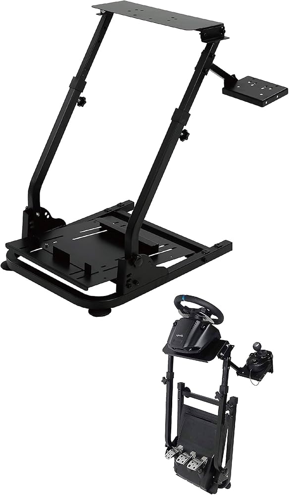 Amazon | VSHARKER レーシングホイールスタンド ハンコンスタンド ギア