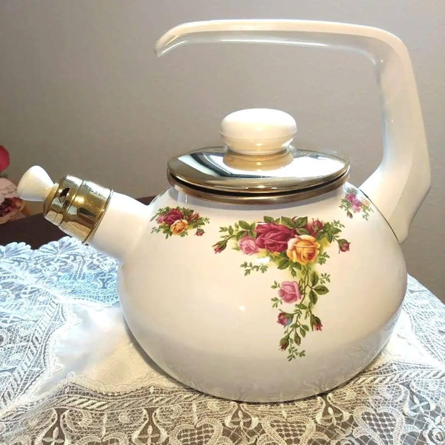 Amazon | ロイヤルアルバート オールドカントリーローズ ケトル | ノー