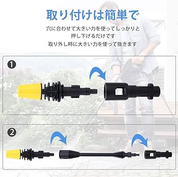Amazon | ケルヒャー(Karcher) 用高圧洗浄機ノズル 延長ランス付き