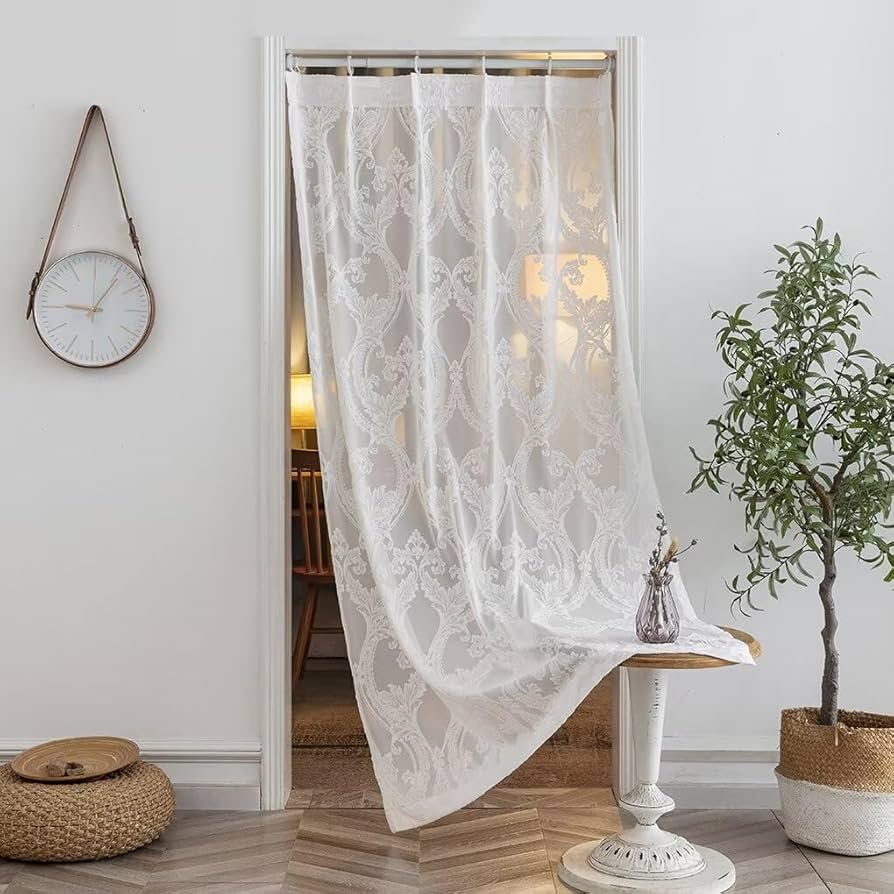 Amazon｜NEKOHASHI ミラーレースカーテン 夜も見えない レースカーテン